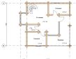 Проект 22 - деревянный дом 65 кв.м